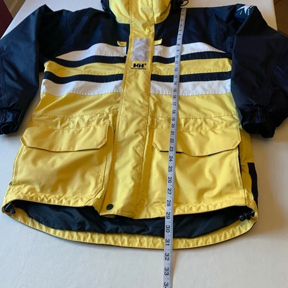Vintage Helly Hansen nautical jacket navy white yellow size XS - Picture 6 of 16